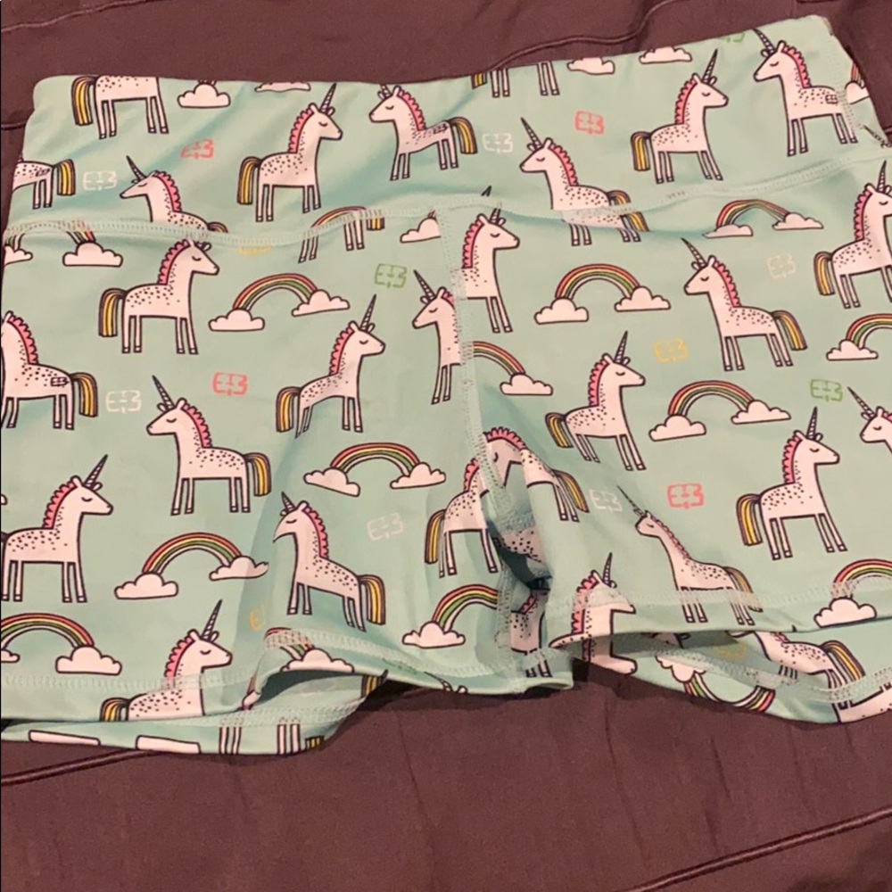 IAB unicorn booty shorts size M